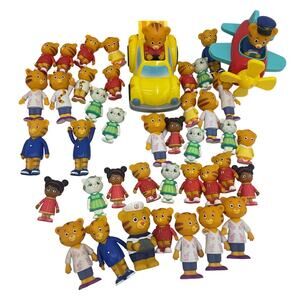 Daniel Tiger Toy Character Figures Toys Cake Toppers Vehicles Preowned LOT